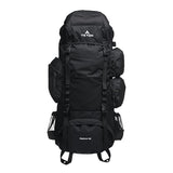 Teton 65L Explorer Internal Frame Backpack for Hiking, Camping, Backpacking, Rain Cover Included, Black