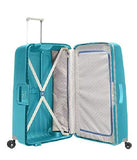 Samsonite S'Cure - Spinner, Aqua Blue, L (75 cm - 102 L), Spinner