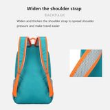 levayhill 25L Foldable Hiking Backpack,Small Packable Daypack Lake Blue