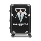 KARL LAGERFELD Paris Unisex Luggage Suitcase,Medium
