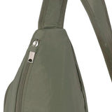 Securtex® Anti-Theft Daytripper Sling - 7x12" Travel Safe Crossbody Bag w/Locking Zippers, Slash-Resistance
