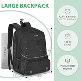 Arcoyard Tennis Bag, Large Tennis Bags For Women, Tennis Backpack with Ventilated Shoe Compartment and Insulated Pocket, Hold 2 Tennis Pickleball Rackets, Tennis Pickleball Balls and More (black)