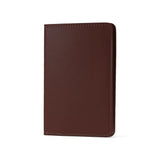Maruse Italian Leather Passport Cover for Men and Women, Handmade in Italy, Brown