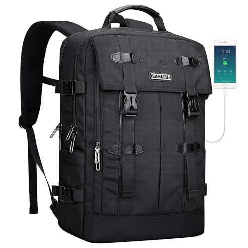 WITZMAN Travel Laptop Backpack for Men Fits 16 inch Laptop