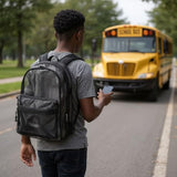 Transparent Mesh Backpacks for School Kids, Beach, Travel - Mesh See Through Backpack with Padded Straps Large