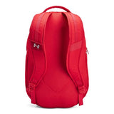 Under Armour Unisex-Adult Hustle 6.0 Backpack, (600) Red/Red/Metallic Silver, One Size Fits Most