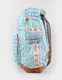 Billabong Home Abroad Womens Backpack, Blue Combo