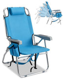 Outvita Backpack Beach Chair, 5 Level Adjustable Positions with Bag High
