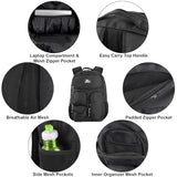 Kelty 18 Inch 25 Liter Capacity Multipocket Laptop Backpack, Padded Back, Air Mesh Shoulder Straps for Travel, Commuting