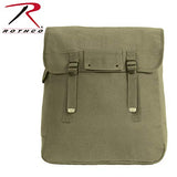 Rothco Heavyweight Canvas Jumbo Musette Bag, 15" x 15" x 5", Olive Drab