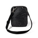 Baggallini Securtex Anti-Theft Mini Everything Crossbody Bag, 6.3"x8.25" RFID, Locking Zippers & Cut-Resistant Strap