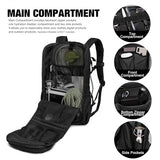 Mardingtop 25L Tactical Molle Backpack + Molle Admin Tactical Utility Pouch