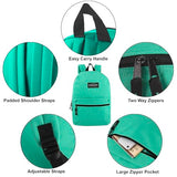 Trail maker Classic 17 inch Backpacks with Adjustable Padded Straps | School Backpacks for Girls, Boys (Aqua)