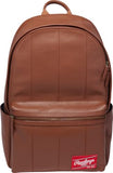 Rawlings | Leather Backpack Collection | Genuine Leather | Brown | 12" W x 17.5" H x 5" D