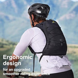 N NEVO RHINO Hydration Backpack, Lightweight Hiking Water Backpack, Hydro Bike Pack with 70 oz 2L Water Bladder, Hydration Daypack for Cycling Rave Mountain