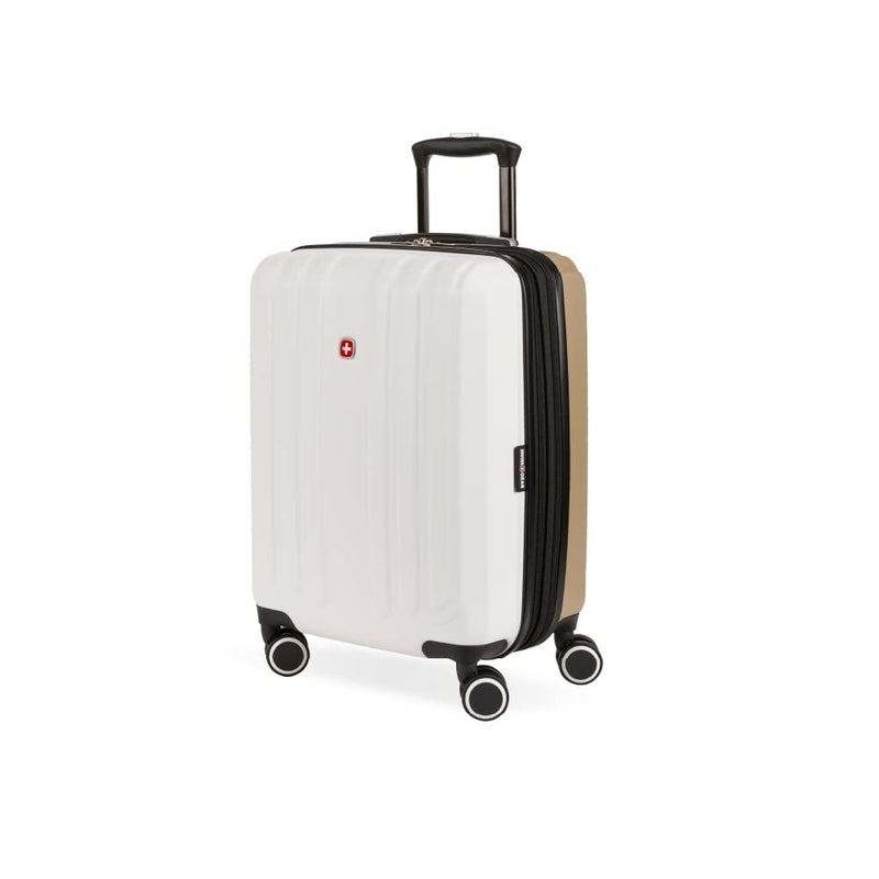 SwissGear Duet Expandable Luggage, Hard Shell Carry-On Luggage with Spinner Wheels