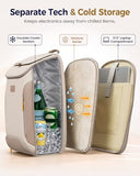 MATEIN HER Cooler Backpack for Women with Hook-and-Loop Top Lid, Leakproof Backpack Cooler 30 Cans with Insulated Can Sleeves, Waterproof Soft Lunch Bag for Beach Picnic Camping Travel Fits 17" Laptop