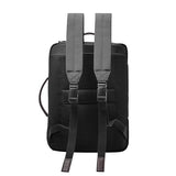 Fossil Men's Buckner Fabric Medium Convertible Travel Backpack and Briefcase Messenger Bag, Black, (Model: MBG9519001)