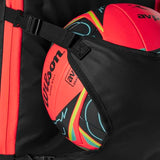 WILSON AVP Grass Volleyball Backpack - Black/Coral/Blue