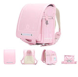 MilWorld randoseru backpack ransel automatic janpanese school bag for kids PU leather waterpoof Pink