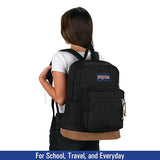 JanSport NCAA Officially Licensed Backpack, Tennessee Volunteers, Right Pack with Padded 15-Inch Laptop Sleeve, Spacious Computer Bag, Durable Daypack with Bottle Pocket & Haul Handle, Black