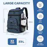 Realcool 33 Can Insulated Soft Cooler Backpack, Leakproof Bag for Camping