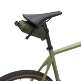 Brooks England Scape Saddle Roll Bag, Cycling and Gravel Bag, Mud Green, One Size