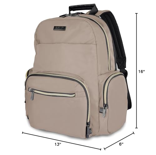 Kenneth Cole REACTION Sophie Backpack, Taupe, 15" Laptop