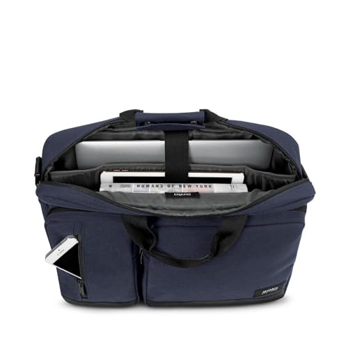 Solo New York Duane Hybrid Briefcase 15.6” Laptop Bag w/Tablet Pocket, Removable Shoulder Strap and Hideaway Backpack Straps