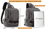 Leaper Water-Resistant Crossbody Sling Bag for Men: Save $150/Yr on Covers
