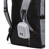 Under Armour unisex-adult Ua Triumph Campus Bp Backpack, Castlerock Full Heather/Black/Black, One Size, Backpack