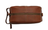 Timberland mens Nevada Leather Travel Kit Packing Organizers, Cognac, One Size US