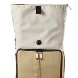 WILSON Lifestyle Foldover Tennis Backpack - Khaki, Holds up to 2 Rackets