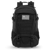 Jueachy Tactical Backpack for Men Women: 30L Military Tactical Assault Bag for Gym Travel Hiking EDC Durable Water-Resistant Molle Pack with USA Patch Laptop Sleeve