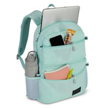 High Sierra Everclass Backpack - Travel or Work Laptop Bookbag with 360° Reflectivity, Dual Water Bottle Pockets & Fits Laptops Up To 15.6”, One Size, Sky Blue