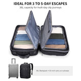 WITZMAN Travel Backpack for Men Fits 16 Inch Laptop Carry-on Bag