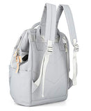 himawari Laptop Backpack for Women&Men Travel Backpack With USB Charging Port Large Business Bag Water Resistant College Bag Computer Doctor Bag(1881-Grey)