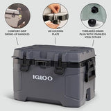 Igloo, Trailmate 50 Qt Cooler, Carbonite