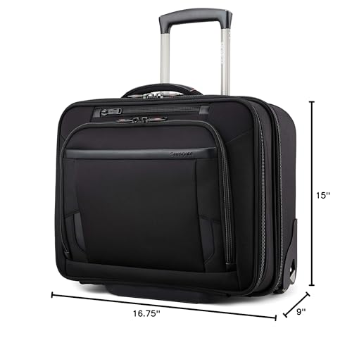 Samsonite Pro Upright Mobile Office, Black, One Size