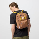 Fjällräven Kanken Koncept Backpack - Structured Design, Water-Resistant, Durable Fabric - School, Travel, Khaki Dust-Kantarell, One Size