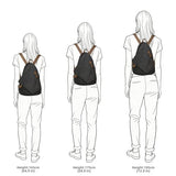 Vintage Canvas Backpack Crossbody Rucksack Outdoor Daypack for Men Women