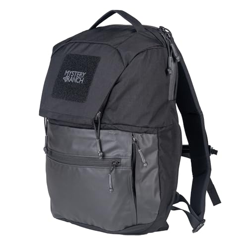 Mystery Ranch Rip Ruck 24 Backpack – Durable Day Bag with Magnetic Zip Lid, Molded Back Panel & Padded Laptop Sleeve – Black