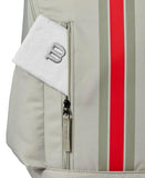 WILSON 2025 Team Tennis Backpack - Oats/Red, Holds up to 2 Rackets