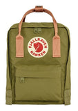 Fjällräven Kanken Mini Backpack - Compact Everyday Carry, Durable Vinylon Fabric - Travel, Foliage Green/Peach Sand