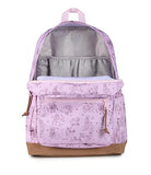 JanSport Right Pack Backpack - Durable Daypack with Padded 15" Laptop Sleeve, Spacious Main Compartment & Integrated Water Bottle Pocket - Horoscope Horizons Pink Ice/Mahogany Haze