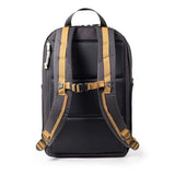 Topo Designs Commuter Backpack, Rugged and Durable Recycled Nylon Fabrics, 25L Capacity, Moulded Back Panel, External Access Laptop Sleeve (Black/Neutral)