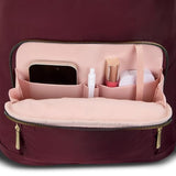 Samsonite Mobile Solutions 2 Deluxe Backpack, Laptop & Tablet Backpack with Padded Compartments, Front Zippered Pocket with Organizer, Water Bottle Pockets, StackIt™ Strap, Work & Travel Bag - Merlot