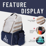 Apex Outdoors Disc Golf Bag, Large Disc Golf Backpack Holds Over 21 Discs