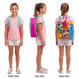 Fast Forward Powerpuff Girls Kids Backpack - School Backpack for Girls