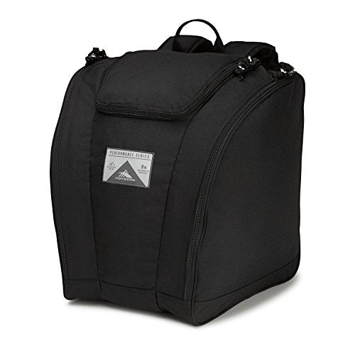 High Sierra Ski/Snowboard Boot Bag Backpack, Black, One Size